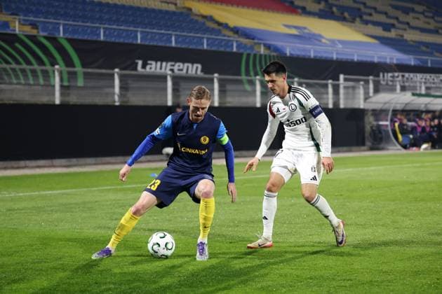 CELJE 06.11.2025 MECZ 3. KOLEJKA LIGA KONFERENCJI SEZON 2025 26: NK CELJE - LEGIA WARSZAWA --- UEFA CONFERENCE LEAGUE MATCH: NK CELJE - LEGIA WARSAW ZAN KARNICNIK BARTOSZ KAPUSTKA FOT. PIOTR KUCZA FOTOPYK NEWSPIX.PL --- newspix.pl 