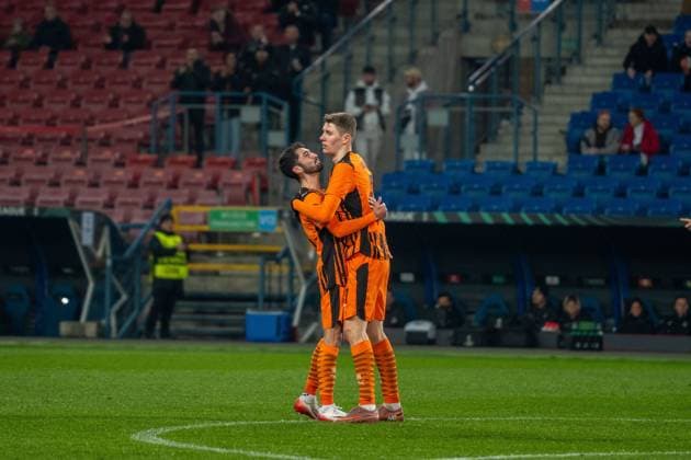 Krakow 06.11.2025. Pilka nozna Liga Konferencji UEFA sezon 2025 2026 kolejka mecz: Szachtar Donieck - Breidablik Kopavogur --- Football UEFA Conference League season 2025 2026 round match: Shakhtar Donieck - Breidablik Kopavogur nz Artem Bondarenko Fot. Szymon Spiraek Arena Akcji NEWSPIX.PL --- newspix.pl 