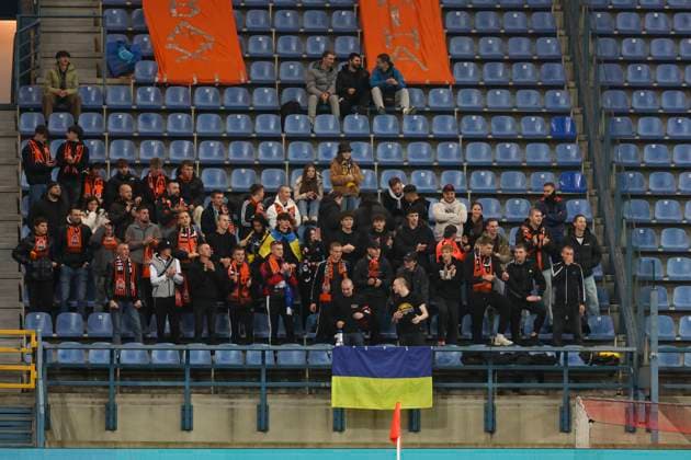 KRAKOW 06.11.2025 FAZA LIGOWA 3. KOLEJKA LIGA KONFERENCJI UEFA SEZON 2025 26 : SZACHTAR DONIECK - BREIDABLIK --- LEAGUE STAGE DAY 2 UEFA CONFERENCE LEAGUE SEASON 2025 26 : FC SHAKHTAR DONETSK - Breidablik NZ KIBICE, FANS, SUPPORTERS FOT. JACEK STANISLAWEK 400mm.pl NEWSPIX.PL --- newspix.pl 