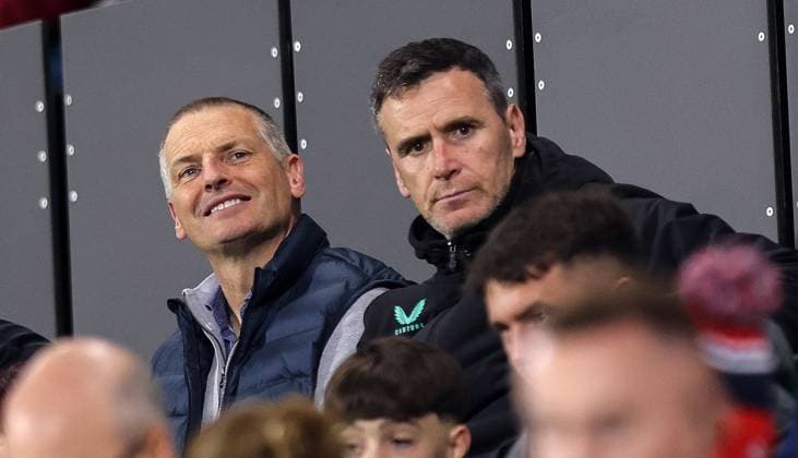 UEFA Europa Conference League Group Phase, Tallaght Stadium, Dublin 6 11 2025 Shelbourne vs Drita Ireland U21, U 21 head coach Jim Crawford Jim Crawford 6 11 2025  Copyright: x INPHO RyanxByrnex RB1_1438
