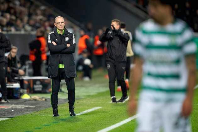 UEFA Europa League: FC Midtjylland - Celtic FC Celtic s head coach Martin O Neill during the Europa League match between FC Midtjylland and Celtic FC at MCH Arena in Herning on Thursday, November 6, 2025. (Photo: Bo Amstrup Ritzau Scanpix) , Herning Denmark Mors Copyright: BoxAmrstrupx xRitzauxScanpix BoxAmstrupx spdk20251106-213429-L