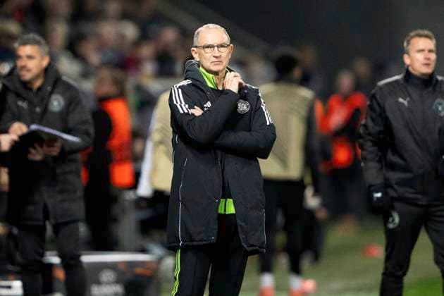 UEFA Europa League: FC Midtjylland - Celtic FC Celtic s head coach Martin O Neill during the Europa League match between FC Midtjylland and Celtic FC at MCH Arena in Herning on Thursday, November 6, 2025. (Photo: Bo Amstrup Ritzau Scanpix) , Herning Denmark Mors Copyright: BoxAmrstrupx xRitzauxScanpix BoxAmstrupx spdk20251106-213433-L