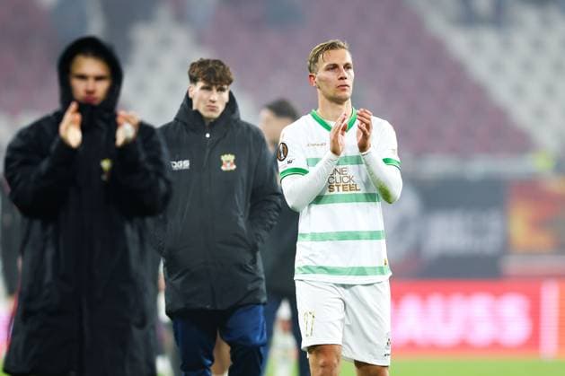 SOCCER - UEFA EL, RBS vs Deventer SALZBURG,AUSTRIA,06.NOV.25 - SOCCER - UEFA Europa League, Red Bull Salzburg vs Go Ahead Eagles Deventer. Image shows Finn Stokkers (Deventer).  GEPAxpictures xMathiasxMandl