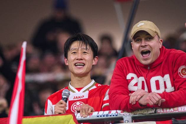MAINZ, GERMANY - 6 NOVEMBER, 2025: - The football match of UEFA Conference League 1. FSV Mainz 05 vs ACF Fiorentina at Mewa Arena.  Copyright: xVITALIIxKLIUIEVx