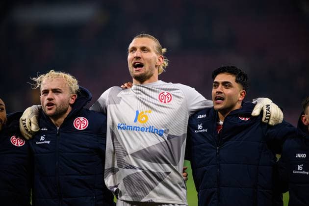 MAINZ, GERMANY - 6 NOVEMBER, 2025: - The football match of UEFA Conference League 1. FSV Mainz 05 vs ACF Fiorentina at Mewa Arena.  Copyright: xVITALIIxKLIUIEVx