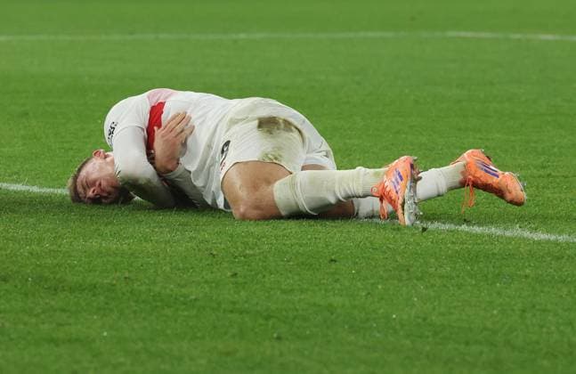 Stuttgart , Fußball UEFA Europa League VfB Stuttgart vs. Feyenoord Rotterdam , Finn Jeltsch ( VfB )
