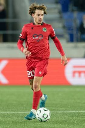 Evangelos Andreou (20 Omonoia) controls the ball (action) during the UEFA Conference League match between Lausanne and Omonoia at Stade de la Tuiliere in Lausanne, Switzerland Copyright: xGiuseppexVelletrix xSPPx Sportspressphoto_SPR57814