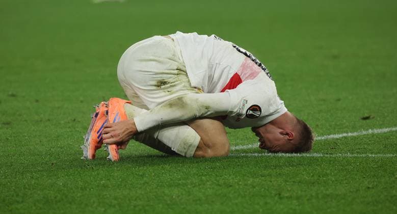 Stuttgart , Fußball UEFA Europa League VfB Stuttgart vs. Feyenoord Rotterdam , Finn Jeltsch ( VfB )
