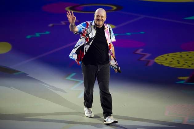 Nitto ATP, Tennis Herren Finals 2025 - Grand Opening Show Italian singer-songwriter Max Pezzali (Massimo Pezzali) performs during the grand opening show of the Nitto ATP Finals 2025. Turin Italy Copyright: xNicolòxCampox