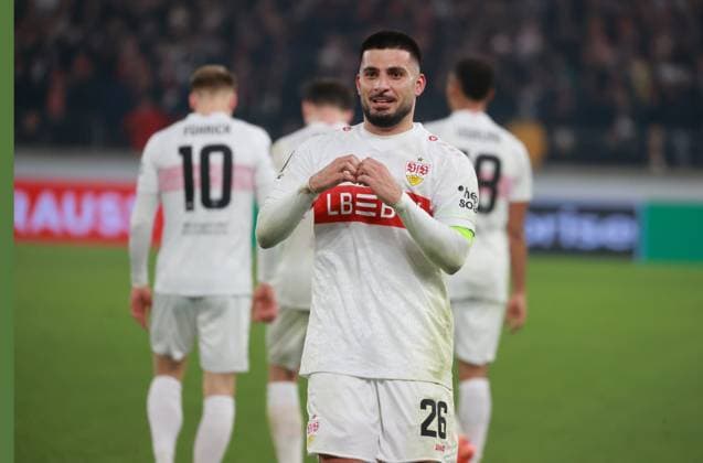 06.11.25 VfB Stuttgart - Feyenoord Rotterdam Deutschland, Stuttgart, 06.11.2025, Fussball, UEFA Europa League, Saison 2025 2026, VfB Stuttgart - Feyenoord Rotterdam: .Deniz Undav 2:0 Torschütze VFB.