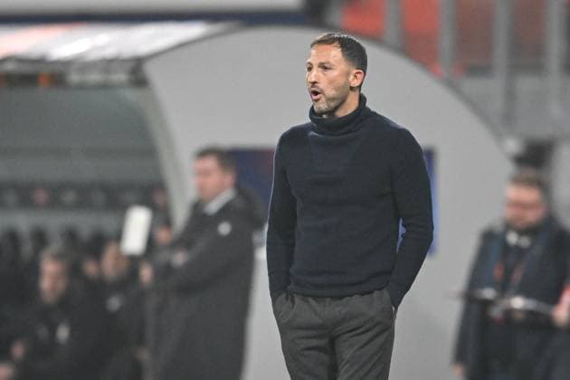 Viktoria Plzen vs Fenerbahce SK - UEFA Europa League PILSEN, CZECH REPUBLIC - NOVEMBER 6: Head coach of Fenerbahce Domenico Tedesco during the UEFA Europa League match between FC Viktoria Plzen and Fenerbahce SK at Doosan Arena in Pilsen, Czech Republic on November 6, 2025. Lukas Kabon Anadolu Pilsen Czech Republic. Editorial use only. Please get in touch for any other usage.  Copyright: x2025xAnadoluxLukasxKabonx