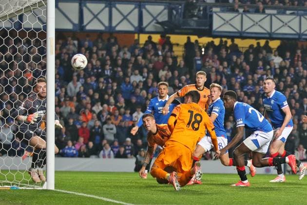 06.11.2025 Europa League Fase a Gironi : Rangers vs Roma Nella foto: Matias Soule gol& xD;(Foto Gino Mancini)  Copyright: xGinoxMancini IPAxSportx xipa-agency.netx xx IPA_67628134 IPA_Agency_IPA67628134