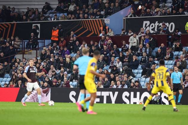 Aston Villa v Maccabi Tel-Aviv 06 November 2025, Aston - UEFA EUROPA League Football - Aston Villa v Maccabi Tel-Aviv FC - Empty seats at Villa Park - Photo: Charlotte Wilson Offside. Aston UK Copyright: xCharlottexWilsonx xOffsidexOffside