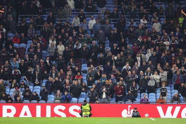 Aston Villa v Maccabi Tel-Aviv 06 November 2025, Aston - UEFA EUROPA League Football - Aston Villa v Maccabi Tel-Aviv FC - Empty seats at Villa Park - Photo: Charlotte Wilson Offside. Aston UK Copyright: xCharlottexWilsonx xOffsidexOffside