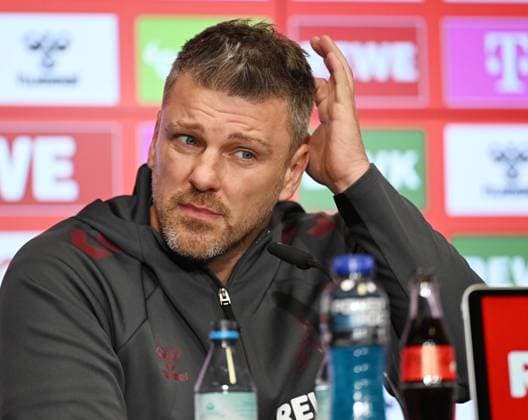 07.11.2025, xophax, Fussball 1.Bundesliga Saison 2025 2026 1.FC Köln Pressekonferenz vor dem Derby gegen Bour.Mönchengladbach Trainer Lukas Kwasniok Leverkusen