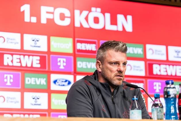 1. FC Köln Pressekonferenz; 07.11.2025 Lukas Kwasniok (Trainer 1. FC Köln) Pressekonferenz 1. FC Köln; RheinEnergiestadion, 07.11.2025 Copyright: xBEAUTIFULxSPORTS Wunderlx
