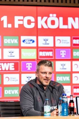1. FC Köln Pressekonferenz; 07.11.2025 Lukas Kwasniok (Trainer 1. FC Köln) Pressekonferenz 1. FC Köln; RheinEnergiestadion, 07.11.2025 Copyright: xBEAUTIFULxSPORTS Wunderlx