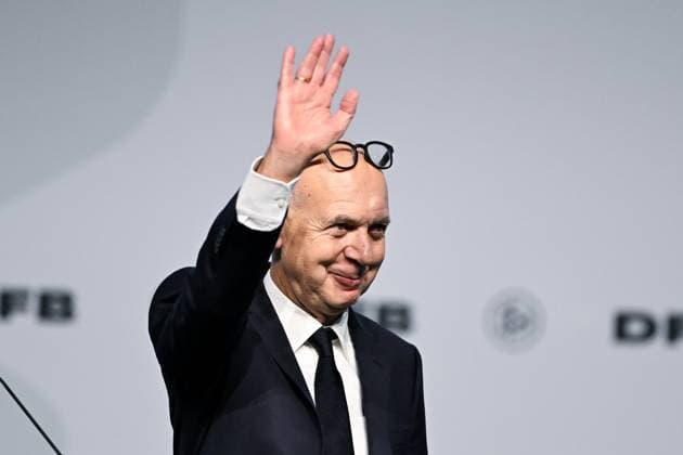 GER, Bernd Neuendorf (DFB Praesident) nach seiner Wiederwahl zum DFB Praesident auf dem 45. Ordentlichen DFB-Bundestag im DFB-Campus in Frankfurt am Main, 7.11.2025. 45. Ordentlicher DFB-Bundestag in Frankfurt am Main Frankfurt am Main Copyright: xEibner-Pressefoto FlorianxWiegandx EP_FWD