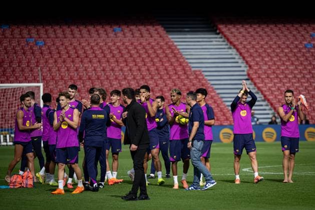 CALCIO - Altro - FC Barcelona, Barca FIRST TRAINING AT SPOTIFY CAMP NOU Player of FC Barcelona are seen during FC Barcelona s first training at Spotify Camp Nou following its renovation. At Spotify Camp Nou in Barcelona, , Spain, on November 07 2025. Photo by Felipe Mondino Barcelona Spain  Copyright: xIPAxSport ABACAx