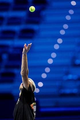 Carlos Alcaraz (Spain) during practice on the central court of the Inalpi Arena Turin, Italy, where the ATP, Tennis Herren Finals will begin on Sunday, Nov. 9 - - Friday, November 7, 2024.  Copyright: xMarcoxAlpozzi LaPressex