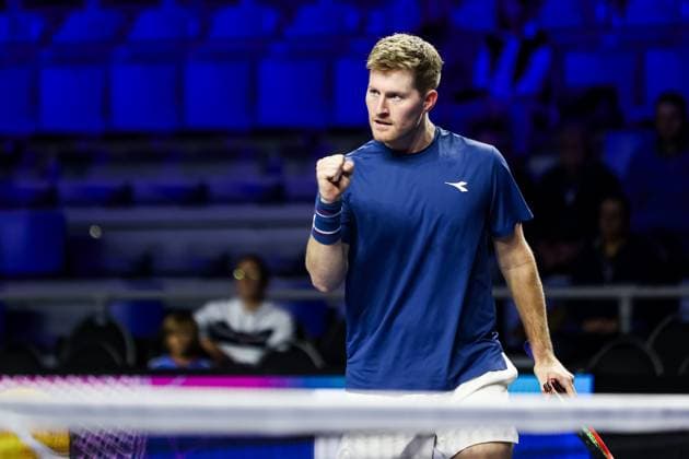 Moselle Open : tournoi de tennis, à Metz PHOTOPQR LE REPUBLICAIN LORRAIN Hugo AZMANI ; Metz ; 07 11 2025 ; Moselle Open : 22e édition du tournoi de tennis, aux Arènes, à Metz; Sander Arends (NED) et Luke Johnson (GBR), lors de leur match en demi-finale double contre Quentin Halys et Pierre-Hugues Herbert Metz Moselle Lorraine France  Copyright: xPHOTOPQR LExREPUBLICAINxLORRAIN xHugoxAZMANIx 20251107RBL2403 20251107RBL2403