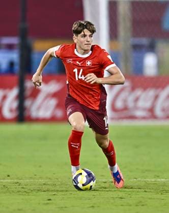 Switzerland v Republic of Korea : Group F - FIFA U-17 World Cup Qatar 2025 Sadikaj Erblin of Switzerland in action during the FIFA U-17 World Cup Qatar 2025 Group F match between Switzerland and Republic of Korea in Doha, Qatar, on November 7, 2025. DOHA Qatar Copyright: xNOUSHADx