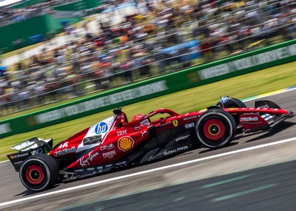 Formula 1 MSC Cruises Grande Premio de Sao Paulo 2025 07.11.2025, Autodromo Jose Carlos Pace, Interlagos, Formula 1 MSC Cruises Grande Premio de Sao Paulo 2025 , im Bild Charles Leclerc (MCO), Scuderia Ferrari HP