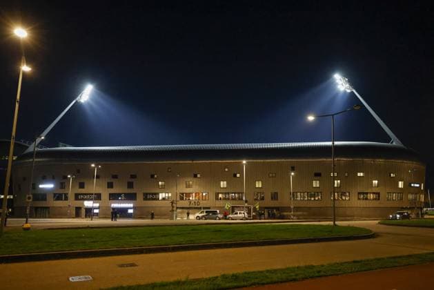 DEN HAAG , 07-11-2025 , WerkTalent Stadium , season 2025 2026 , Dutch Keuken Kampioen Divisie football , match between ADO Den Haag and Roda JC , picture shows stadium overview ADO - Roda JC  x31904787x Copyright: