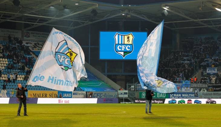 CFC vs VSG Altglienicke 07.11.2025, Chemnitz, eins Stadion- An der Gellertstrasse, Fussball, Regionalliga Nordost, Saison 2025 2026, 15. Spieltag, CFC, CFC vs VSG Altglienicke Chemnitz Sachsen BRD