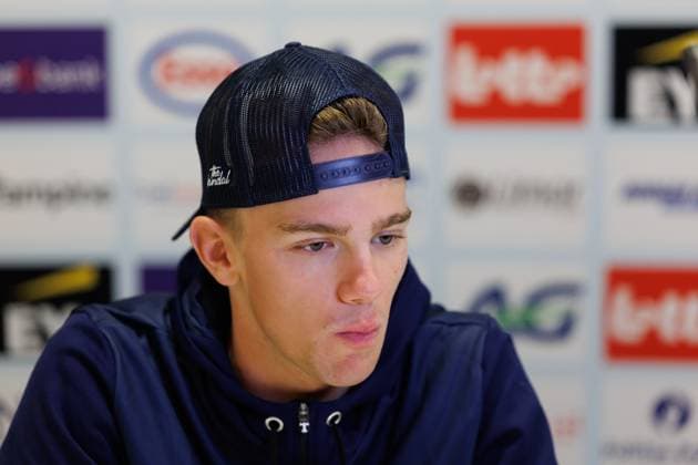 Belgian Thibau Nys pictured during a press conference, PK, Pressekonferenz ahead of the UEC Cyclocross European championships, Friday 07 November 2025, Middelkerke. The European cyclocross championships take place on 8 and 9 November. KURTxDESPLENTER  x139963185x