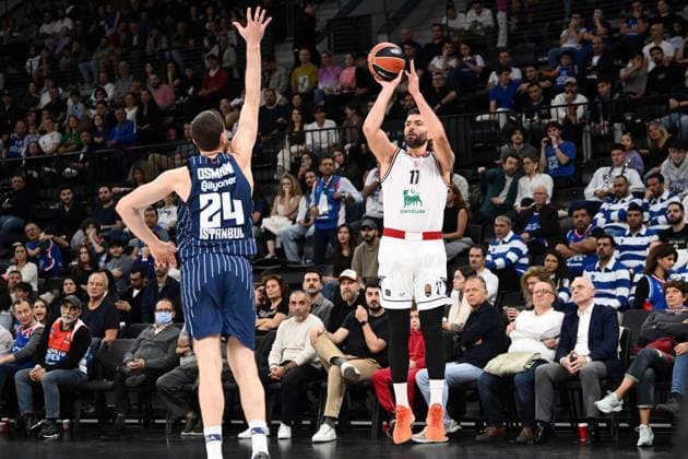 Giampaolo Ricci Efes Istanbul - EA7 Emporio Armani Olimpia Milano EuroLeague 2025-26 Istanbul, 07 11 2025 Foto M.Ceretti Ciamillo-Castoria Istanbul  Copyright: xMassimoxCerettix