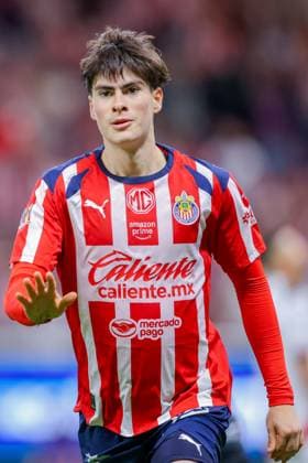 GUADALAJARA VS ATLAS - LIGA MX - 25 DE OCTUBRE 2025 ZAPOPAN, JALISCO, MEXICO. OCTOBER 25th: Armando Gonzalez 34 of Guadalajara celebrate his a goal during the J15 match between Guadalajara and Atlas of the A2025 tournament in the Liga MX, held at the Akron stadium, in Zapopan, Jalisco. (PHOTO BY FABIAN MEZA STRAFFONIMAGES IMAGO MANDATORY CREDIT EDITORIAL USE Copyright: xFABIANxMEZAx