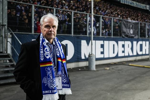 Fussball, 3.Liga Saison 2025 2026 14.Spieltag MSV Duisburg - SV Waldhof Mannheim 07.11.2025, schauinsland-reisen-arena Bernard Dietz (Legende MSV Duisburg, DFB Ehrenspielführer) Duisburg schauinsland-reisen-arena Nordrhein-Westfalen Deutschland
