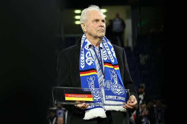 07.11.2025, xrekx, Fussball 3.Liga, MSV Duisburg - SV Waldhof Mannheim v.l. Bernard Dietz (DFL DFB REGULATIONS PROHIBIT ANY USE OF PHOTOGRAPHS as IMAGE SEQUENCES and or QUASI-VIDEO) Duisburg