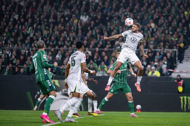 07.11.2025, Fussball, 1. Bundesliga, 10. Spieltag Saison 2025 2026, SV Werder Bremen - VfL Wolfsburg, Vinicius Souza (VfL Wolfsburg) xRHR-FOTO TKx Copyright: RHR-FOTOx RHR-FOTO TK