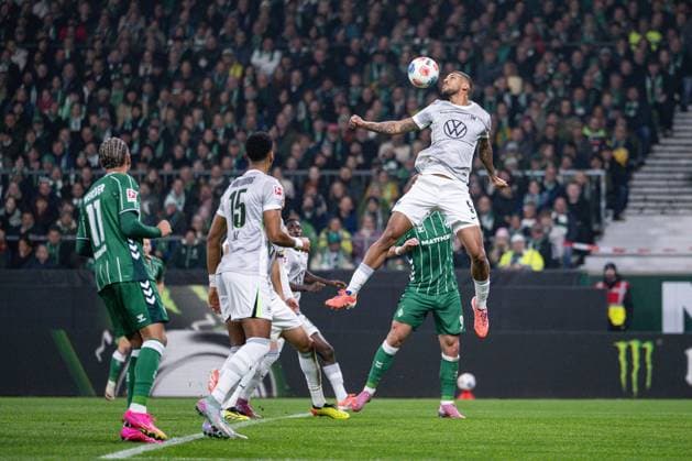 07.11.2025, Fussball, 1. Bundesliga, 10. Spieltag Saison 2025 2026, SV Werder Bremen - VfL Wolfsburg, Vinicius Souza (VfL Wolfsburg) xRHR-FOTO TKx Copyright: RHR-FOTOx RHR-FOTO TK