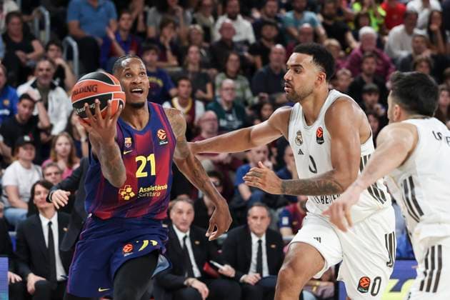 November 7, 2025, Barcelona, Barcelona, Spain: Will Clyburn of FC Barcelona, Barca in action during the EuroLeague Regular Season Round 9 match played between FC Barcelona and Real Madrid at Palau Blaugrana on November 07, 2025 in Barcelona, Spain. Barcelona Spain - ZUMAa181 20251107_zaa_a181_253 Copyright: xJavierxBorregox