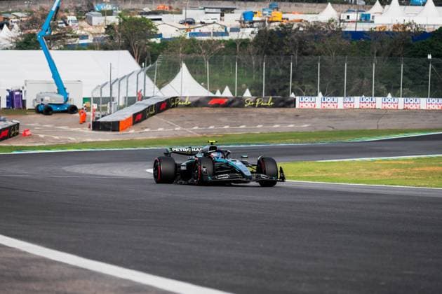 Formula?1?MSC?Cruises?Grande?Prêmio?de?São?Paulo?2025 Gabriela Testa OVERTAKE MAXPPP - São?Paulo 07 11 2025 12 ANTONELLI Andrea Kimi (ita), Mercedes-AMG PETRONAS F1 Team, action at the Formula 1 MSC Cruises Grande Prêmio de São Paulo 2025, the 21st round of the 2025 FIA Formula 1 World Championship, WM, Weltmeisterschaft at the Autódromo José Carlos Pace in São Paulo, interlaces, Brazil, from 6 to 9 November 2025 São?Paulo Autódromo José?Carlos?Pace, Interlagos Brazil  Copyright: xOVERTAKE MAXPPPxGabrielaxTestax OVT202511084518 OVT202511084518