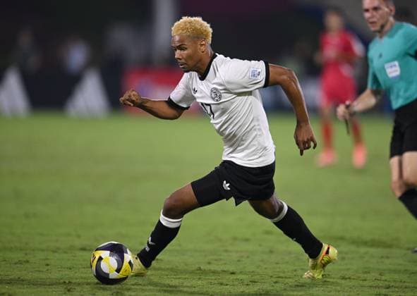 Fussball, Junioren U 17 WM 2025 in Doha Katar Vorrunde 07.11.2025 Gruppe G Deutschland - Korea DVR Maik Afri Akumu (Deutschland)