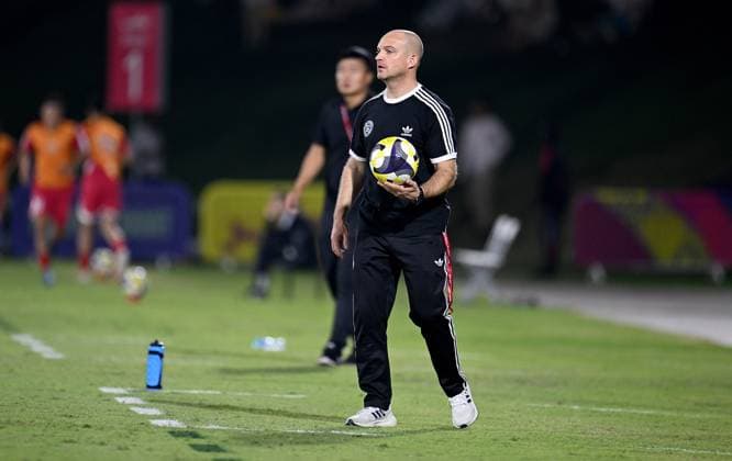 Fussball, Junioren U 17 WM 2025 in Doha Katar Vorrunde 07.11.2025 Gruppe G Deutschland - Korea DVR Trainer Marc - Patrick Meister (Deutschland)