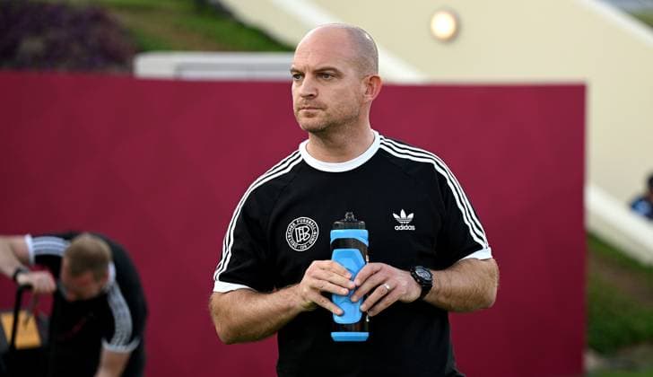 Fussball, Junioren U 17 WM 2025 in Doha Katar Vorrunde 07.11.2025 Gruppe G Deutschland - Korea DVR Trainer Marc - Patrick Meister (Deutschland)