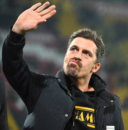 Trainer Thomas Stamm (Dresden), 07.11.2025, Fussball, GER, Saison 2025 2026, 2. Bundesliga, Zweite Liga, 12. Spieltag, Rudolf-Harbig-Stadion Dresden, SG Dynamo Dresden - 1. FC Nürnberg, DFB AND DFL REGULATIONS PROHIBIT ANY USE OF PHOTOGRAPHS as IMAGE SEQUENCES and or QUASI-VIDEO,
