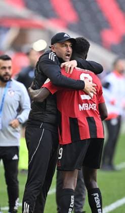 Gaziantep FK v Caykur Rizespor - Turkish Super Lig GAZIANTEP, TURKIYE - NOVEMBER 08: Players of Gaziantep FK celebrate after scoring a goal during the Turkish Super Lig week 12 football match between Gaziantep FK and Caykur Rizespor in Gaziantep, Turkiye on November 08, 2025. Adsiz Gunebakan Anadolu Gaziantep Turkey. Editorial use only. Please get in touch for any other usage.  Copyright: x2025xAnadoluxAdsizxGunebakanx
