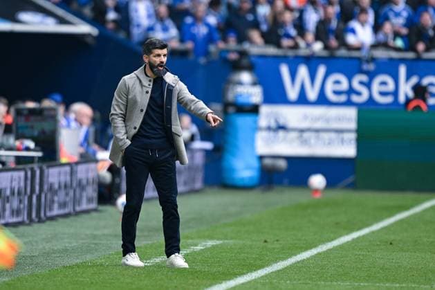 08.11.2025, Fussball, 2. Bundesliga, Saison 2025 2026, 12. Spieltag, FC Schalke 04 - SV Elversberg, Trainer Miron Muslic (FC Schalke 04) xRHR-FOTO YYx Copyright: KROEGER RHR-FOTOx RHR-FOTO YY