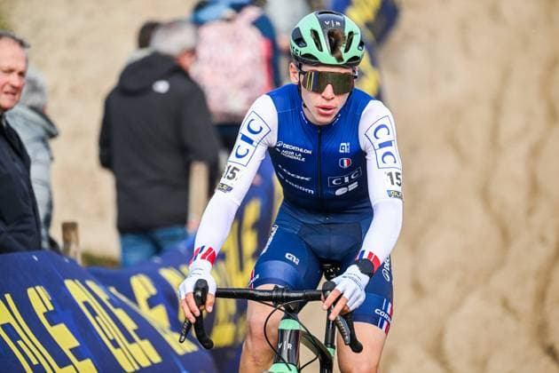 2025 UEC Cyclo-Cross EC - Men U23 MIDDELKERKE, BELGIUM - NOVEMBER 08 : Sparfel Jules (FRA) in action during the 2025 UEC Cyclo-Cross European Championships for Men U23 on November 08, 2025 in Middelkerke, Belgium, 08 11 2025 Middelkerke Belgium  Copyright: xNicoxVereeckenx