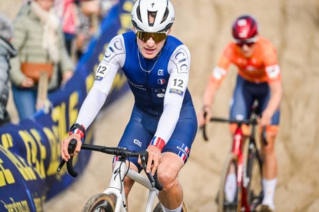 2025 UEC Cyclo-Cross EC - Men U23 MIDDELKERKE, BELGIUM - NOVEMBER 08 : Debord Romain (FRA) in action during the 2025 UEC Cyclo-Cross European Championships for Men U23 on November 08, 2025 in Middelkerke, Belgium, 08 11 2025 Middelkerke Belgium  Copyright: xNicoxVereeckenx