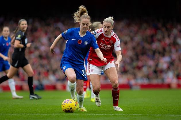 Arsenal Women FC vs Chelsea FC Women in the Barclays Womens Super League 08 Nov 2025 Kiera Walsh of Chelsea FC Women London Emirates Stadium London England, UK NEWSPAPERS OUT Copyright: xImmyxThompson-Bland IPSxPhotoxAgencyx