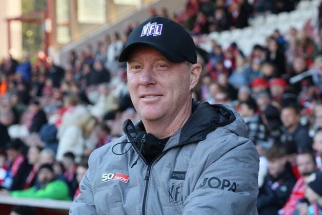Trainer: Timo Schultz (Osnabrück) Fussball 3. Liga 2025 2026 FC Energie Cottbus - VfL Osnabrück