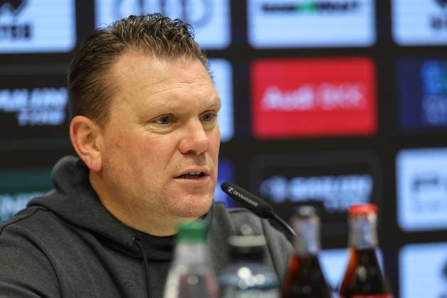 3. Liga; FC Ingolstadt 04 - Rot-Weiss Essen; Interview Pressekonferenz Cheftrainer New Koschinat (RWE) 3. Liga - FC Ingolstadt 04 Saison 2025 2026 Rot-Weiss Essen RWE