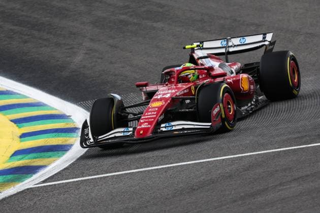 F1 - SAO PAULO GRAND PRIX 2025 44 HAMILTON Lewis (gbr), Scuderia Ferrari SF-25, action during the 2025 Formula 1 Grande Premio de Sao Paulo, 2025 Sao Paulo Grand Prix, 21th round of the 2025 FIA Formula One World Championship, WM, Weltmeisterschaft from November 7 to 9, 2025 on the Interlagos, in Sao Paulo, Brazil - Sao PauloBrazil  Copyright: xDPPIx